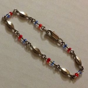 Collectible Vintage Tiny Patriotic Bracelet Kids Baby Child XS